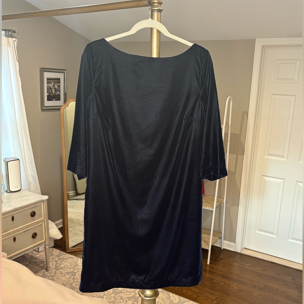 Navy Blue Velvet Holiday Dress
NWT